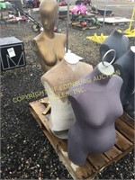 (3) MANNEQUIN DISPLAYS