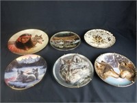 6 Native American Style Collector Plates