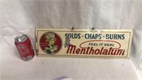 Vintage mentholatum sign