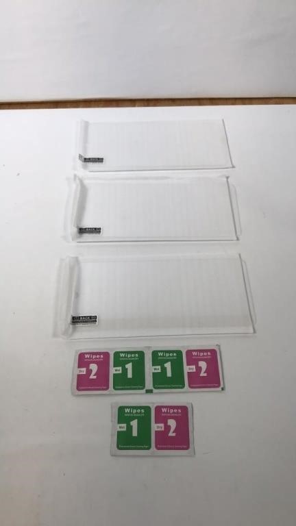 New Lot of 3 Glass Screen Protecters