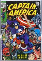 Captain America #112 1969 Key Marvel Comic Book