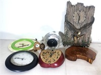 Lot of Wall and Mantle Clocks