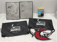 Brampton Beast autographed items / upper deck