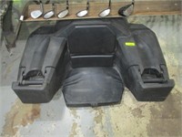 4wheeler rear seat w/storage