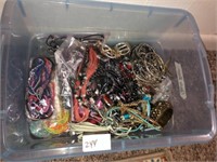 Large Tote of Costume Jewelry