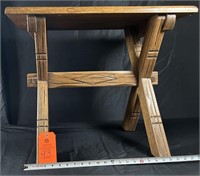 Ranch Oak End Table