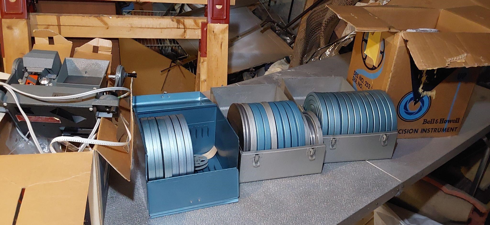 Bell&Howell Projector, Mansfeild 8mm & Flim Reels
