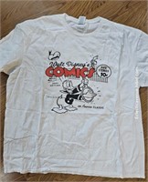Disney Comics Donald Large Graphic Tshirt 3xl
