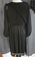 Risa Ann New York Vintage Black Dress M/L