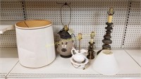 Group Of Vintage Table Lamps - Navajo & Other