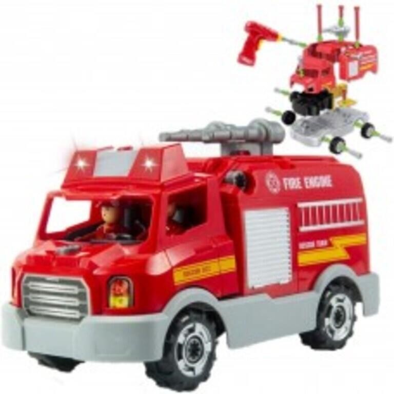 Take Apart Rescume Team Fire Engine Playset