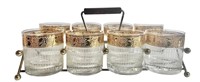 Amazing Culver Tyrol Gold Old Fashioned Set