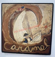 “Captain of Caramel” wall plaque by Nancy Thomas