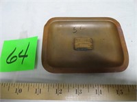 Vintage Russell Road Equipment Copper Tray