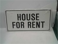 12 inch by 6 inch house for rent sign