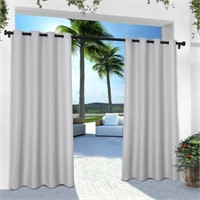 Indoor/Outdoor Grommet Curtain Panels (Set of 2)