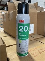 3M Clear Spray Adhesive 20CA x 12 Cans