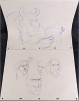 2 Original Disney Artist Drawn Animation Productio