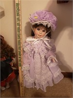 Doll in Purple Dress