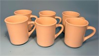 Set of 6 Ultima China 8 oz. Bone Color Coffee Mugs
