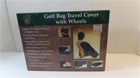 NIB Golf Bag Travel Cover w/Wheels