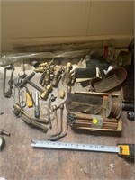 Lot of welding, supplies, rods, glasses, assorted
