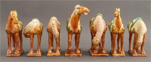 Chinese Tang Style Sancai Glazed Set of Horses, 7