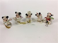 Lot of 5 Lenox Disney Mickey Ornaments