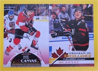 Mark Stone & Ty Dellandrea UD Canvas Team Canada