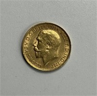 1911 8g GOLD SOVEREIGN GEORGE REX COIN