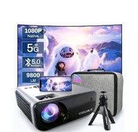 FINATI CoolHut WiFi Bluetooth Projector, Native 10