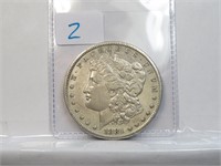 1881 S Silver Morgan Dollar $1 90%