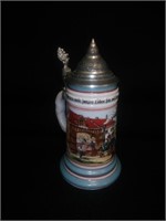 Vintage Regimental German Lithophane Stein