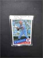 TOPPS 1985 KIRBY PUCKETT ROOKIE