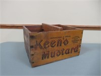 Keen's Mustard Box / Boîte de bois