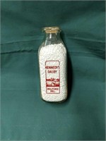 Kennedy's Dairy Milford Delaware Milk Bottle