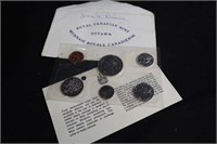 1971 uncirculated set Royal Canadian mint
