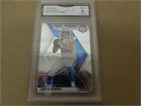 2020 PANINI NFL RC JUSTIN HERBERT MINT 9 MOSAIC