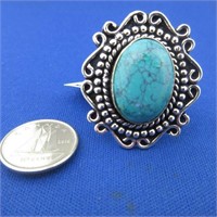 Turquoise(sy.)  Ring Size 9