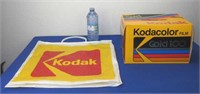 Kodak Advertising Slot Box & Kodak Shopping Bag