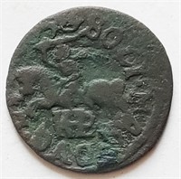 Poland, John Kazimir 1648-1600s SOLIDUS coin
