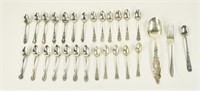 22 Pieces of Sterling Silver Flatware
