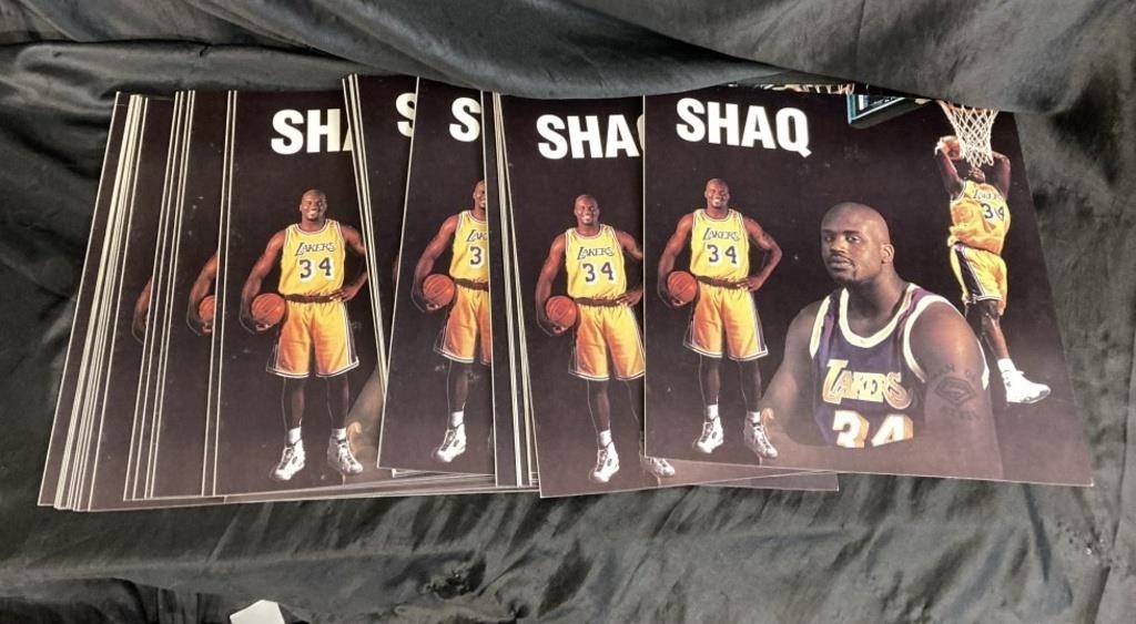 SHAQ PROMO CARDS / 30 PCS 12 x 12