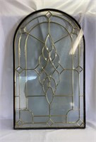 Beveled & Frosted Glass Mirror