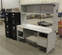 (2) Metal File Cabinets, Approx 15"x25"x52", &