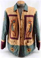 vINTAGE NATIVE AMERICAN HANDMADE KOKOPELLI JACKET