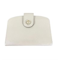 Vintage Dior Trotter Logo Beige Leather Wallet