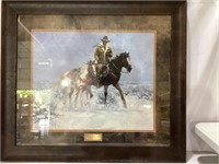 Framed Art “The Christmas Pony” by Jim Rey 86/950
