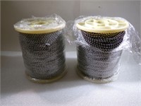 2 Large Spools of Bead Chain