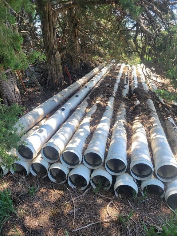 22 +/-  30'x8" Gated PVC Irrigation Pipe - Buyer